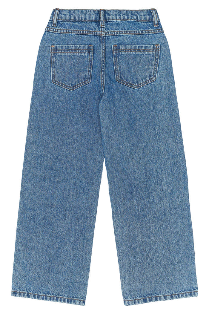 The New | TNLissabon Wide Fit Jeans | Medium Blue Denim