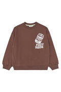 The New | TNValentino OS Sweatshirt | Chestnut