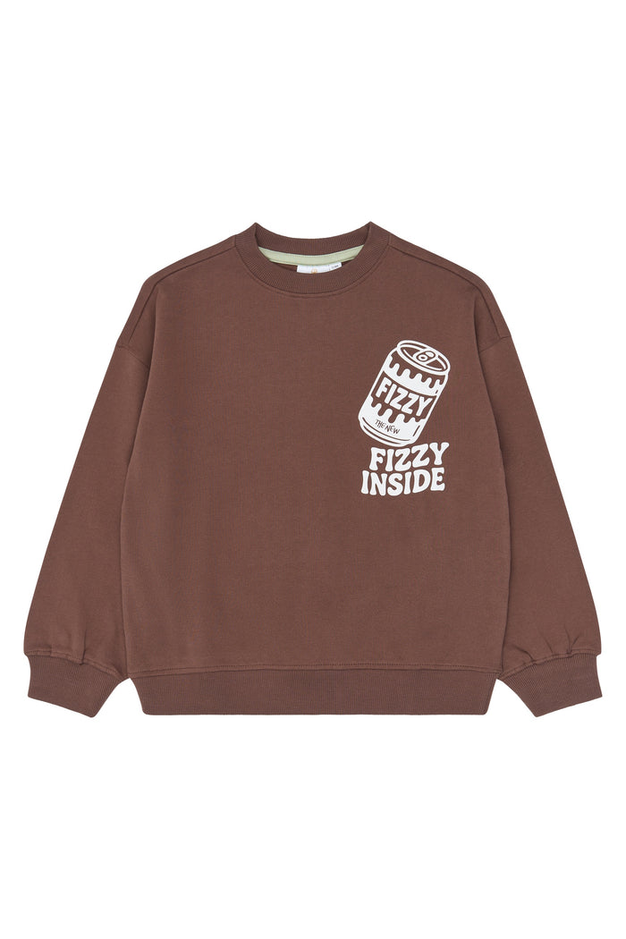 The New | TNValentino OS Sweatshirt | Chestnut