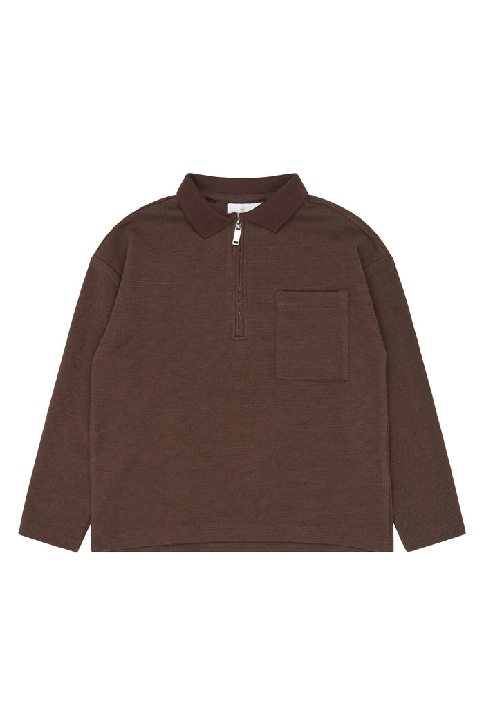 The New | TNVarl OS L_S Polo | Chestnut