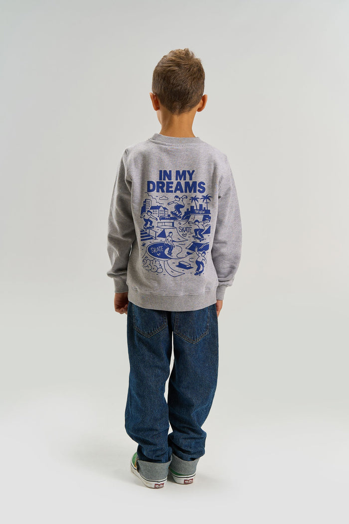 The New | Villard Melange Sweatshirt | Light Grey Melange