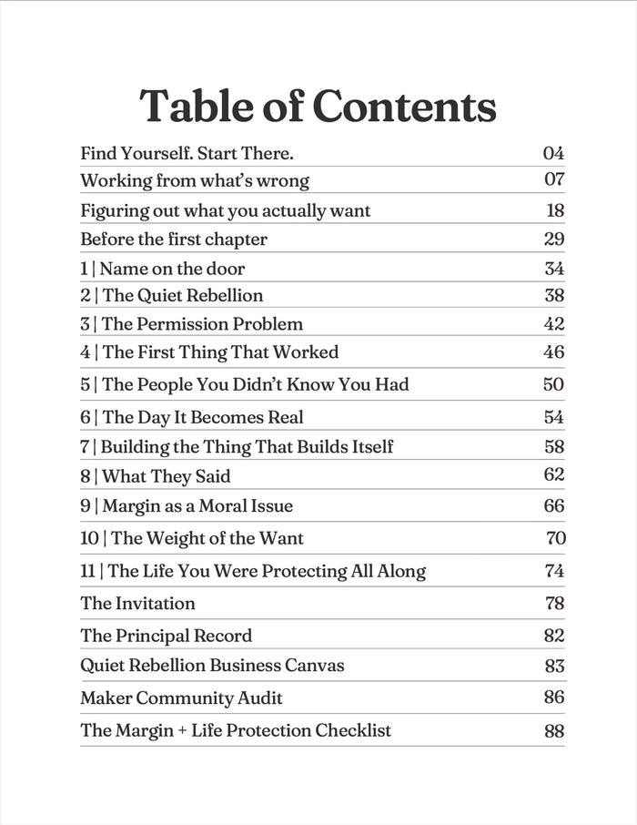 The Quiet Rebellion Workbook