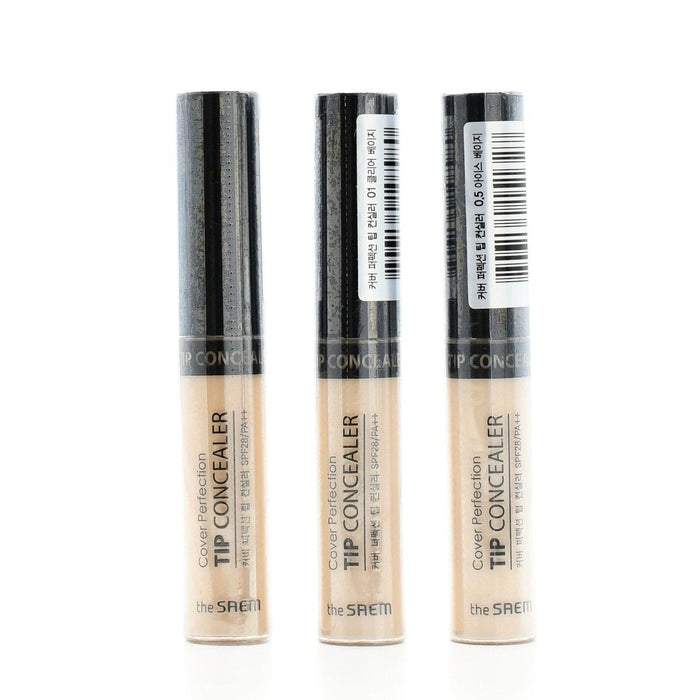The Saem. Cover Perfection Tip Concealer 6.5g [#0.5 Ice Beige] | Lady Bonita | Korean beauty NZ