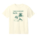 Theories Purple Moon Garment Dyed Cream T-Shirt