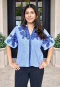 THML Valentina Puff Sleeve Top