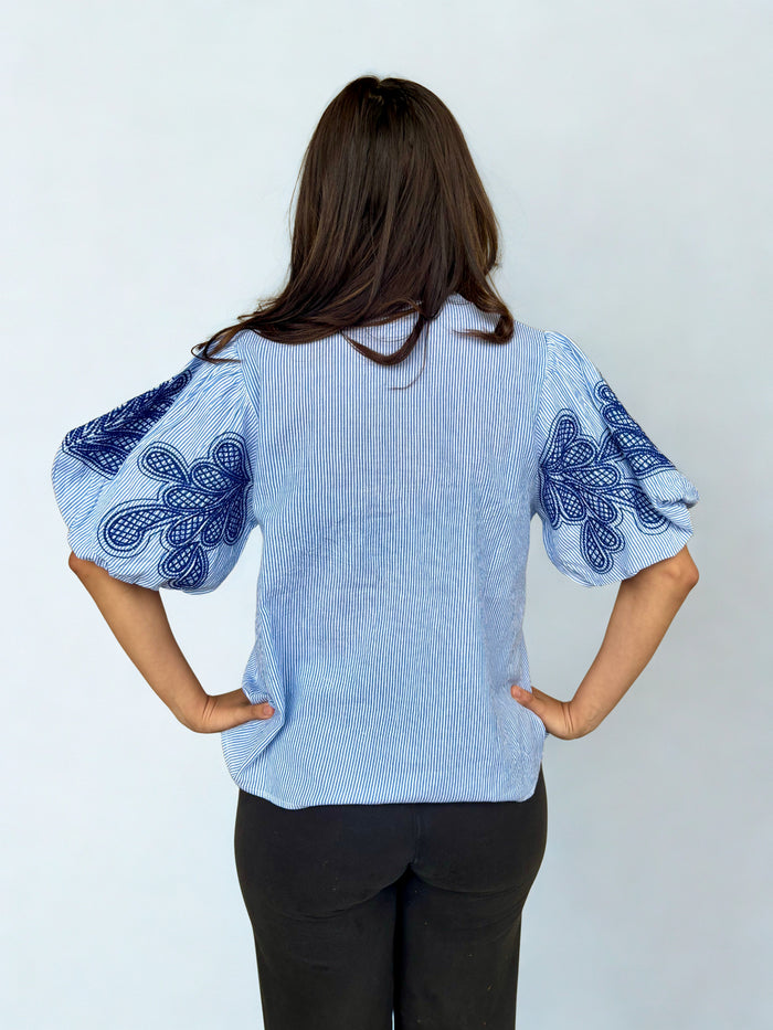 THML Valentina Puff Sleeve Top