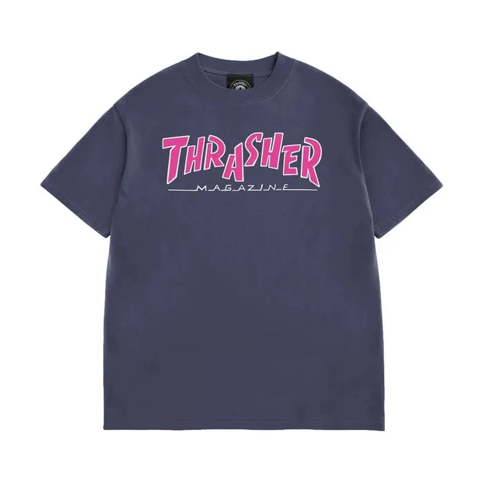 Thrasher Parra Mag Navy Boxy S/S Shirt