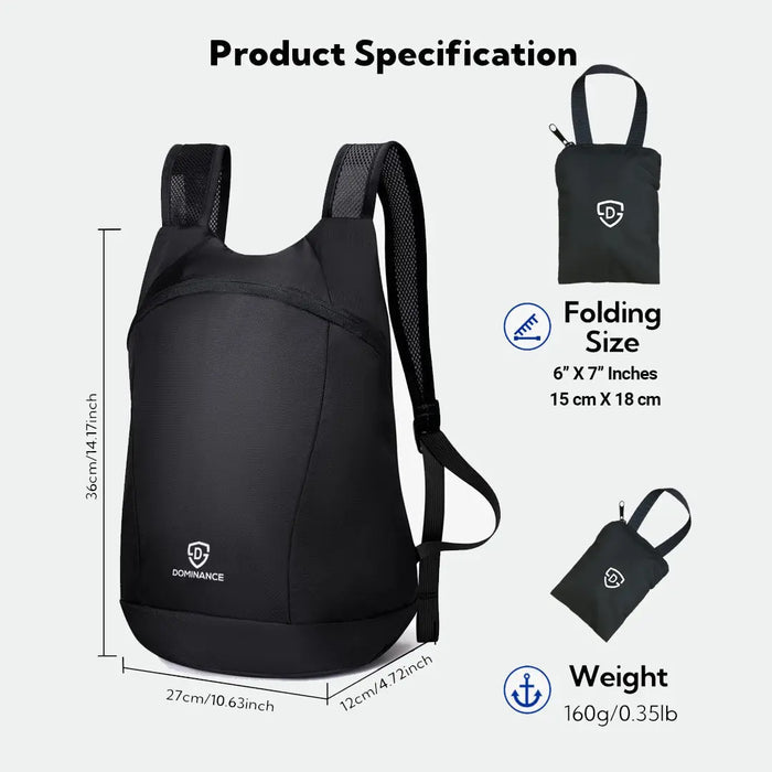 Ultralight Foldable Backpack 10L Dominance PK