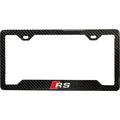 Universal Carbon Fiber "RS" License Plate - Audi