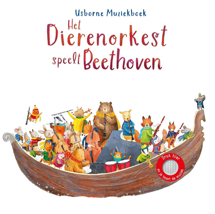 Usborne | Geluidenboek : Het dierenorkest speelt Beethoven