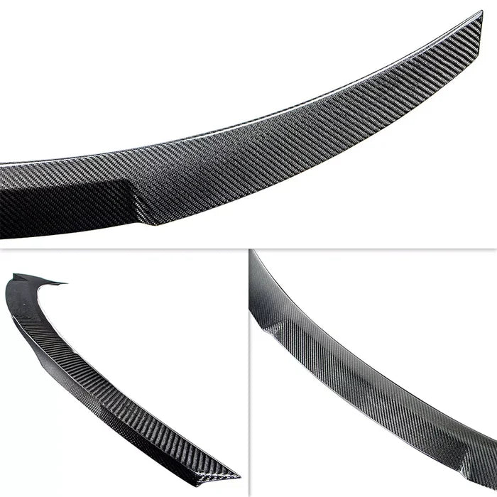 V Style Carbon Fiber Spoiler Rear Trunk Spoiler - BMW E82 1-Series
