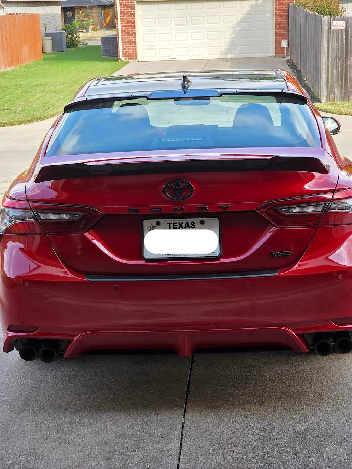 V2 Gloss Black Spoiler - Toyota Camry SE/XSE/LE/XLE