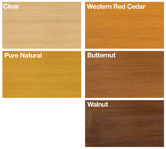 Bohme Ligno Exterior Wood Stain Colors