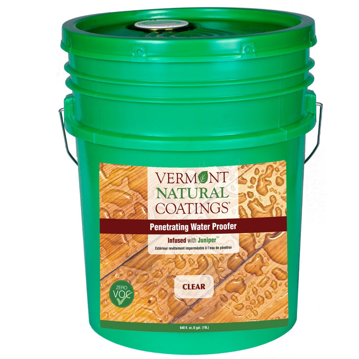 Vermont Natural Coatings Exterior Water Proofer Infused with Juniper