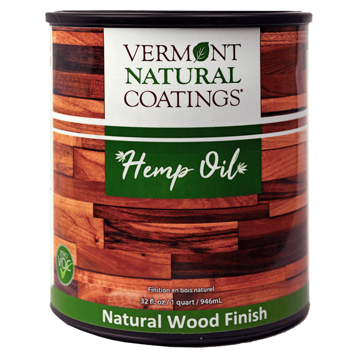 Natural Hemp Oil Wood Finish - Vermont Natural Coatings