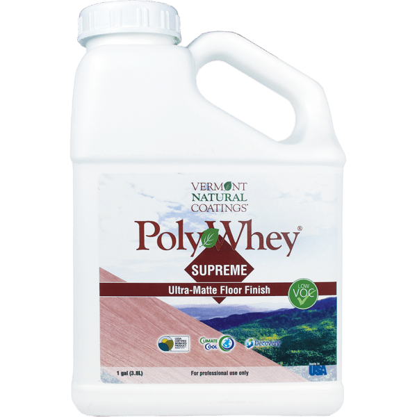 Vermont Natural Coatings PolyWhey Supreme Ultra-Matte Floor Finish