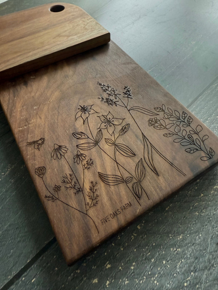 Walnut - Wildflowers