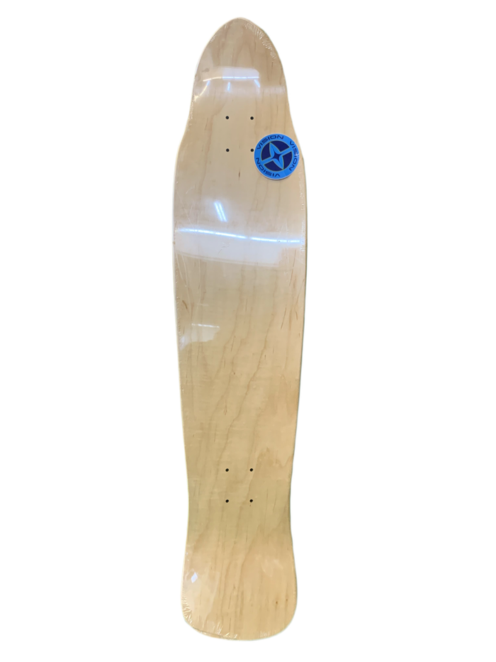 Vision Flaming Dice Black Longboard Classic Skateboard Deck