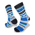 Wilderness Wear Merino Fusion Max Hiker Socks - Texcoco Blue 1