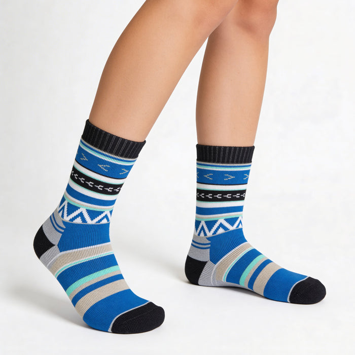 Wilderness Wear Merino Fusion Max Hiker Socks - Women's Blue 4