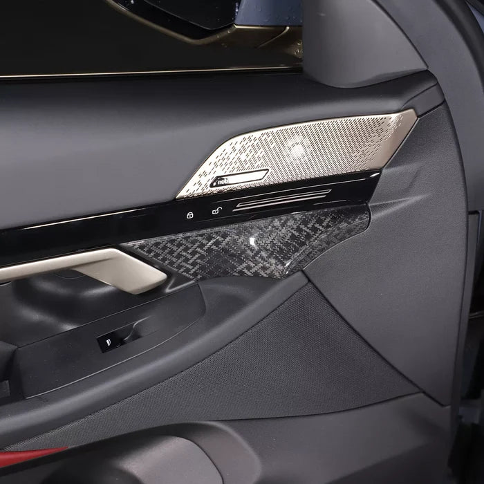 X Style Carbon Fiber Inner Front door Cover Trim - BMW 5 Series G60 2024+