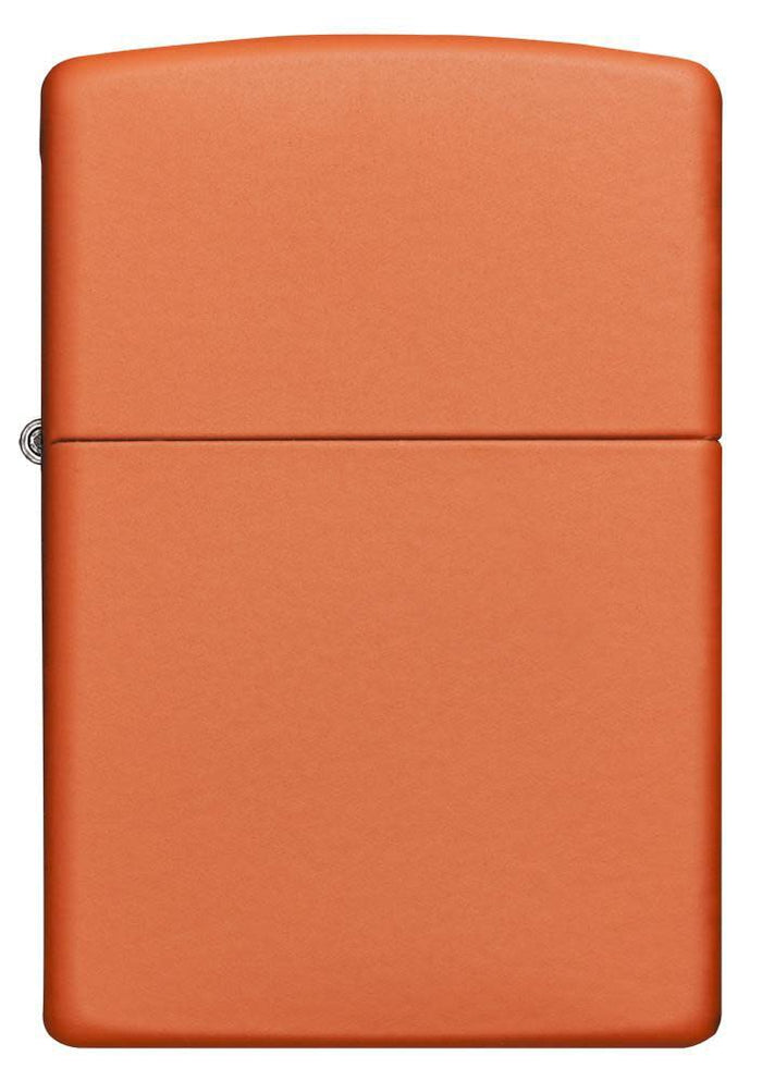 Zippo Classic Lighter Orange Matte 2