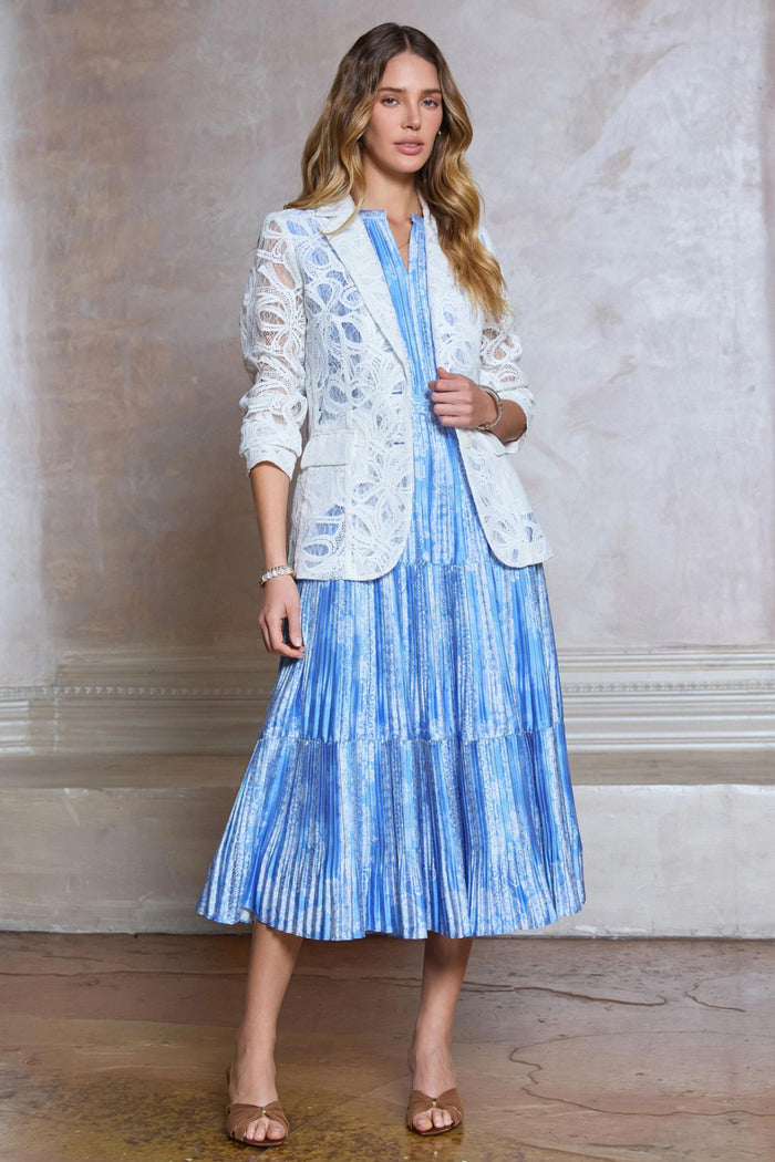 Zoey Sleeveless Pleated Current Air Dress